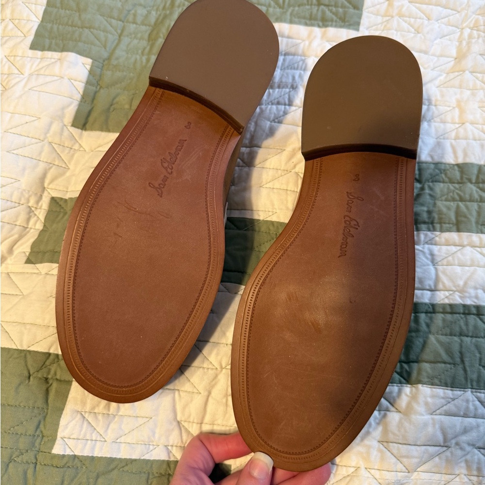 Sam Edelman Brown and Cream Loafers fits like a 7 1/2 - Picture 3 of 3
